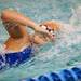 A girl swimmer competes in the 50 yard freestyle race at Skyline High School on Tuesday, July 23. Daniel Brenner I AnnArbor.com